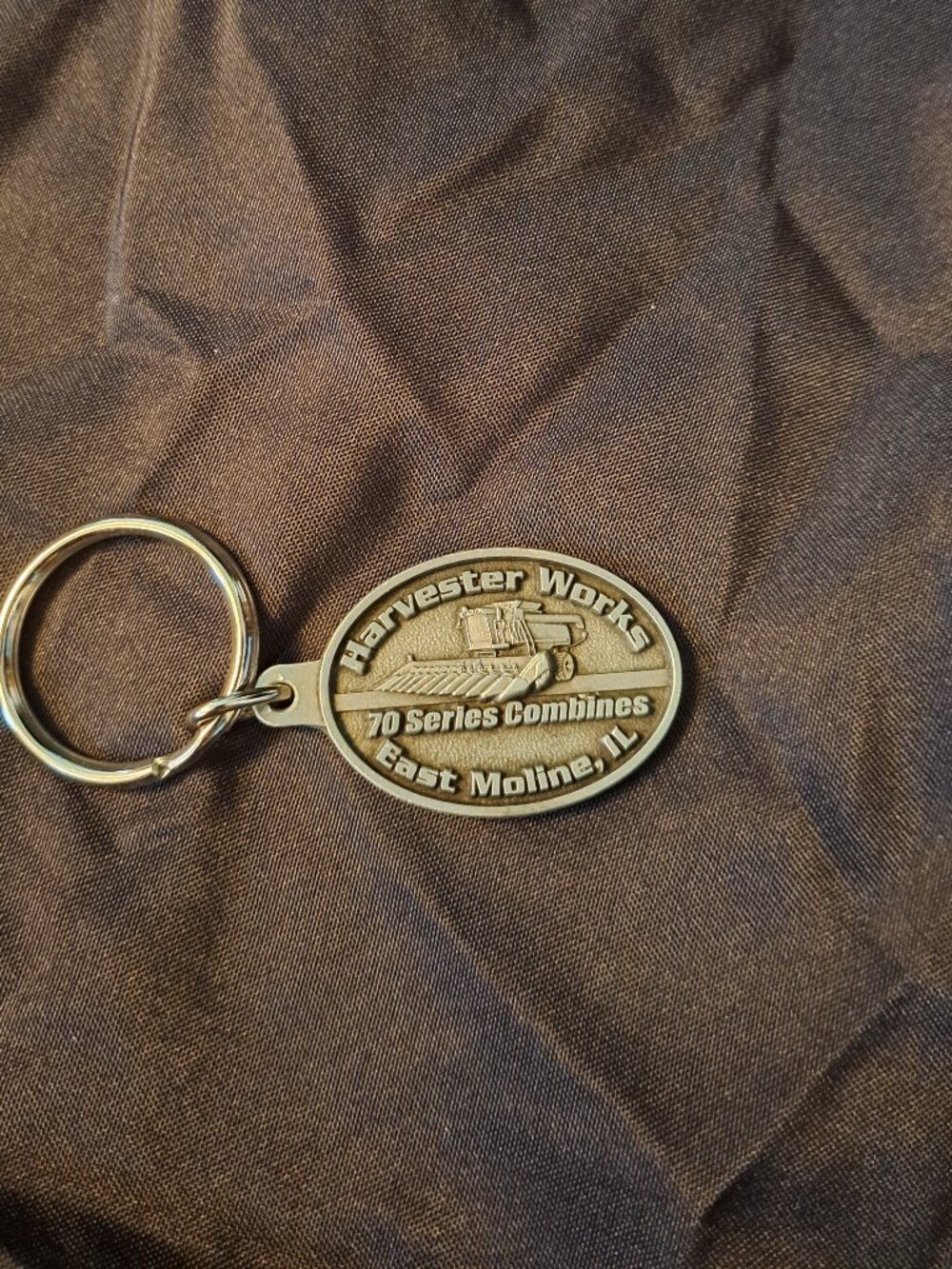 Vntg John Deere "Harvester Works" keychain & Maximizer Combines money clip - Picture 7 of 7